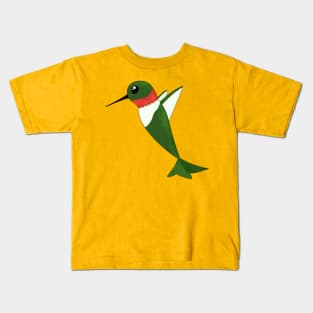 Ruby-Throated Hummingbird Kids T-Shirt